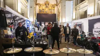 Celebración del Festival Alteisa Drumfest 2026 ZAMORA, 14/03/2026.- Exposición de instrumentos en la décima edición del Festival de batería y percusión Alteisa Drumfest 2026 que tiene lugar en Zamora. EFE/ Mariam A. Montesinos