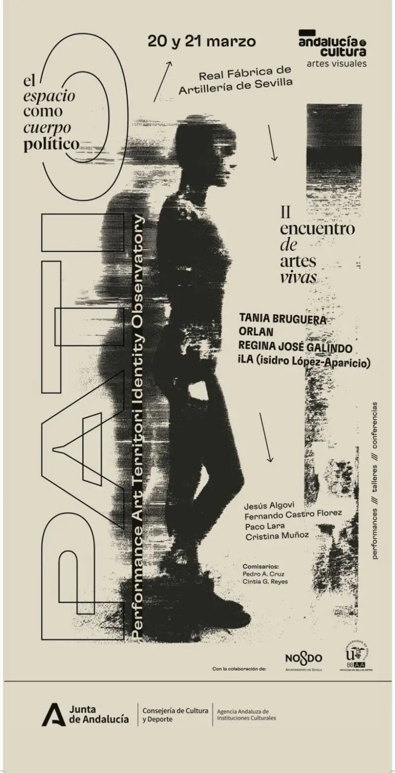 Cartel de la segunda edición de "Patio. Encuentro de Artes Vivas"