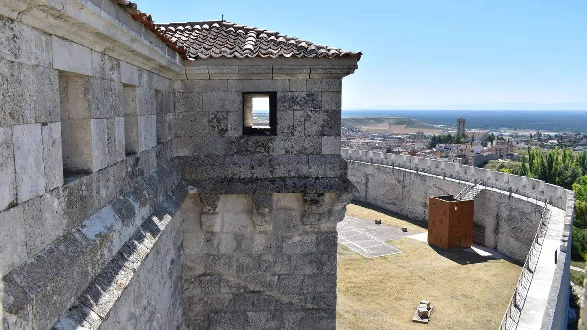 Vistas de la localidad segoviana de Cuéllar desde el Castillo de los Duques de Alburquerque