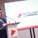 El conseller de Pol&iacute;tica Ling&uuml;&iacute;stica de la Generalitat, Francesc Xavier Vila