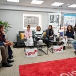 El alcalde de Le&oacute;n, Jos&eacute; Antonio D&iacute;ez, asiste al encuentro de emprendedoras