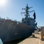 El 'USS Bulkeley' llega a la base naval de Rota cerrando la primera rotación de unidades de esa clase