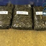 Detenido un hombre en la Estaci&oacute;n Sur de Autobuses al transportar en su maleta casi cuatro kilos de marihuana