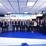 Foto de familia de los premiados en los II Premios Top Madrid