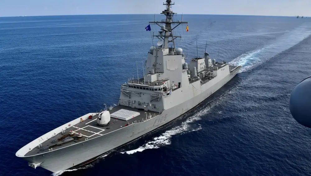 La fragata española 'Cristóbal Colón' permanecerá en Creta hasta el domingo en el marco de su misión defensiva en Chipre