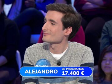 Alejandro Ruiz alcanza los 30 programas en 'Pasapalabra' 