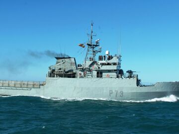 Buque vig&iacute;a de la Armada espa&ntilde;ola