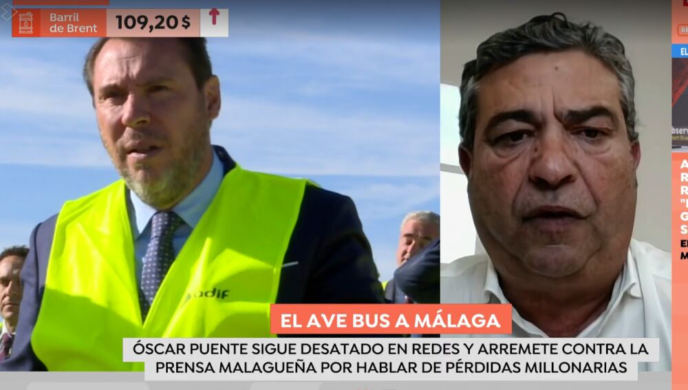 Javier Recio, durante su intervención en 'Espejo Público'