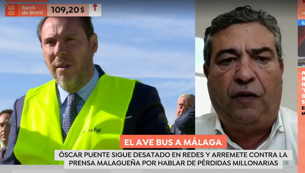 Javier Recio, durante su intervención en 'Espejo Público'