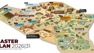 Recreación del futuro parque temático Recreación del futuro parque temático