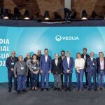 Autoridades participan en la presentaci&oacute;n de una programaci&oacute;n especial por el D&iacute;a Mundial del Agua en el Museu de les Aig&uuml;es de Veolia