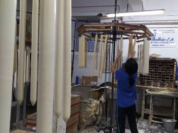 Velas elaboradas en And&uacute;jar (Ja&eacute;n)