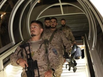 Militares espa&ntilde;oles regresan de Irak a 21 de marzo de 2026 REMITIDA / HANDOUT por Ministerio de Defensa Fotograf&iacute;a remitida a medios de comunicaci&oacute;n exclusivamente para ilustrar la noticia a la que hace referencia la imagen, y citando la procedencia de la imagen en la firma 21/03/2026