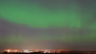 Estonia Northern Lights An aurora borealis, also known as the northern lights, fill the night sky over the Tallinn bay of the Baltic sea in Tallinn, Estonia, late Friday, March 20, 2026. (AP Photo/Sergei Grits)