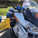Moto de los Mossos d'Esquadra durante la Volta Ciclista a Catalu&ntilde;a