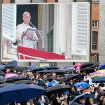 Pope Leo XIV leads Angelus prayer in St. Peter's Square