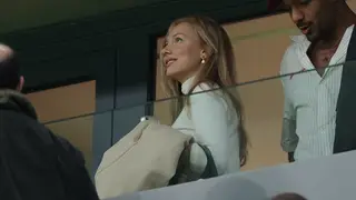 Ester Expósito, ayer en el Bernabéu Ester Expósito, ayer en el Bernabéu