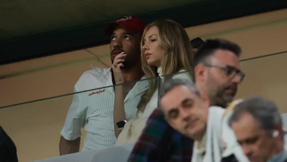 Ester Expósito, ayer en el Bernabéu