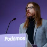 Rueda de prensa del secretario de Organizaci&oacute;n y portavoz de Podemos, Pablo Fern&aacute;ndez