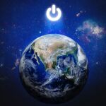 Imagen de la Tierra en la hora del apag&oacute;n