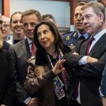 Pocos lo han entendido: el significado de la cazadora militar de Margarita Robles en su &uacute;ltima aparici&oacute;n