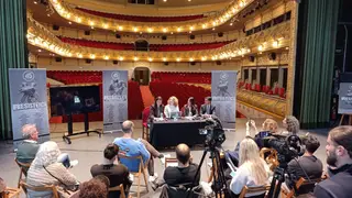 Imagen de la rueda de prensa en la que se ha presentado hoy el Festival Abril en Danza de Alicante, Elche y Murcia Imagen de la rueda de prensa en la que se ha presentado hoy el Festival Abril en Danza de Alicante, Elche y Murcia