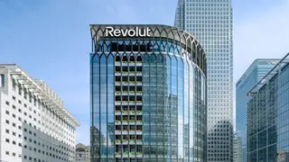 Economía/Finanzas.- Revolut cierra 2025 con un beneficio récord y espera alcanzar los 100 millones de usuarios en 2027 (Foto de ARCHIVO) Sede de Revolut REMITIDA / HANDOUT por Cedida Fotografía remitida a medios de comunicación exclusivamente para ilustrar la noticia a la que hace referencia la imagen, y citando la procedencia de la imagen en la firma 23/09/2025