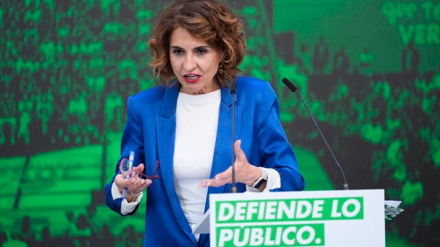 Mar&iacute;a Jes&uacute;s Montero, exministra de Hacienda y candidata a la Presidencia de la Junta de Andaluc&iacute;a.
