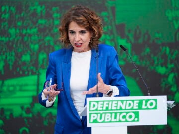 Mar&iacute;a Jes&uacute;s Montero, exministra de Hacienda y candidata a la Presidencia de la Junta de Andaluc&iacute;a.
