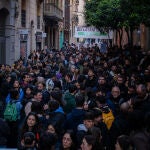 Movilizaci&oacute;n ciudadana para impedir el desalojo del bloque Sant Agust&iacute; en Barcelona 