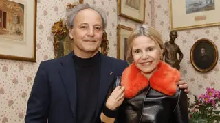 El look de Eugenia Martínez de Irujo. El look de Eugenia Martínez de Irujo.