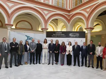 Participantes en el foro «El corazón de un pueblo», organizado por LA RAZÓN en la Casa de la Provincia, en Sevilla Participantes en el foro «El corazón de un pueblo», organizado por LA RAZÓN en la Casa de la Provincia, en Sevilla