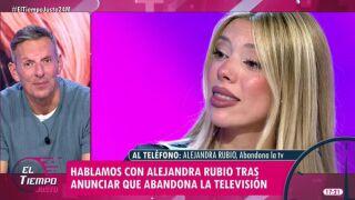 Joaqu&iacute;n Prat da un serio tir&oacute;n de orejas a Alejandra Rubio en su despedida de Telecinco