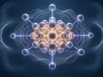 Representación de un cristal del tiempo Física