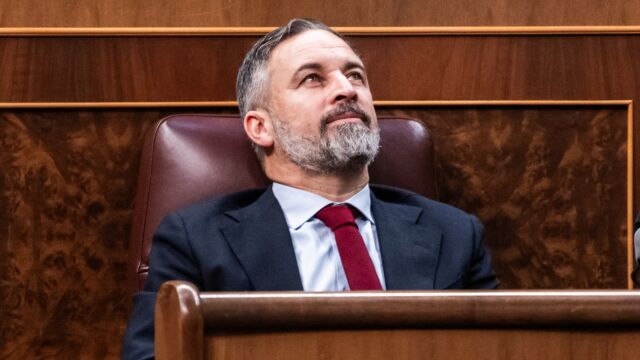 El presidente de Vox, Santiago Abascal