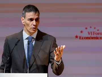 El presidente del Gobierno, Pedro Sánchez, participa en el VI Foro Económico que organiza eldiario.es MADRID, 26/03/2026.- El presidente del Gobierno, Pedro Sánchez, participa en el VI Foro Económico que organiza eldiario.es en el Colegio de Arquitectos de Madrid este jueves. EFE/ Mariscal