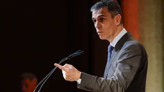 Pedro Sánchez Spanish Prime Minister Pedro Sánchez speaks at an economic forum in Madrid, Spain, 26 March 2026. EFE/ Mariscal