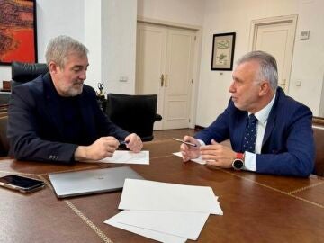 Reuni&oacute;n entre Fernando Clavijo y &Aacute;ngel V&iacute;ctor Torres en Madrid este jueves