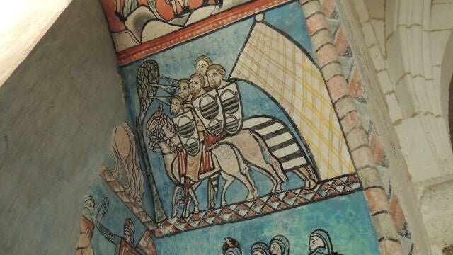 Frescos parietales del monasterio de Valbuena, Segovia, a&ntilde;o 1224