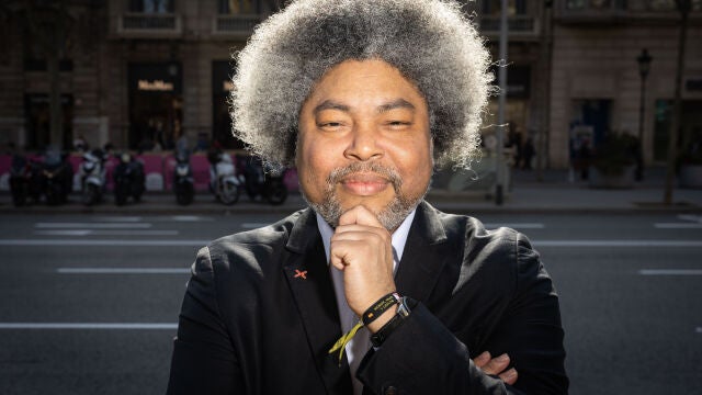 El activista cubano Sayde Chaling Chong fotografiado en Barcelona