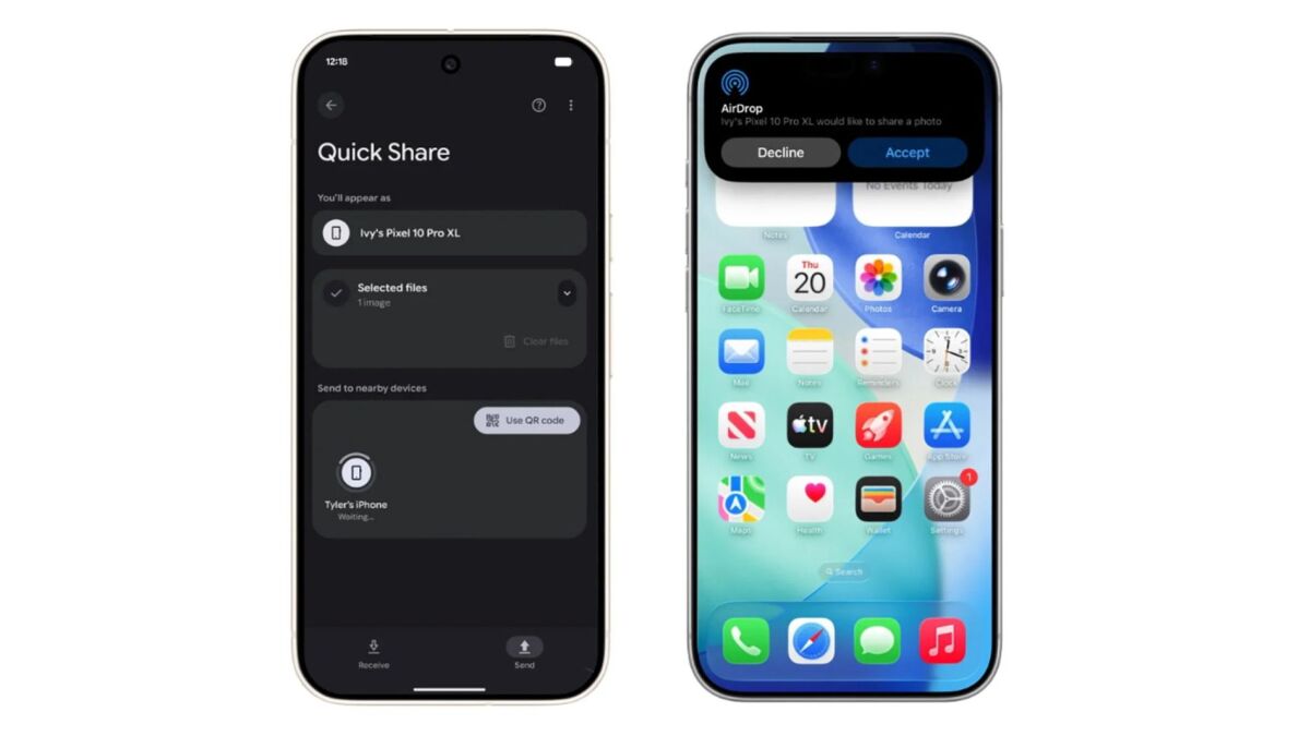 Se acabó buscar el contacto: Android permitirá enviar fotos y archivos simplemente juntando dos móviles