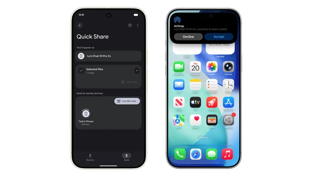 Se acabó buscar el contacto: Android permitirá enviar fotos y archivos simplemente juntando dos móviles