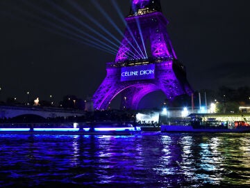 La torre Eiffel anuncia el regreso de Celine Dion