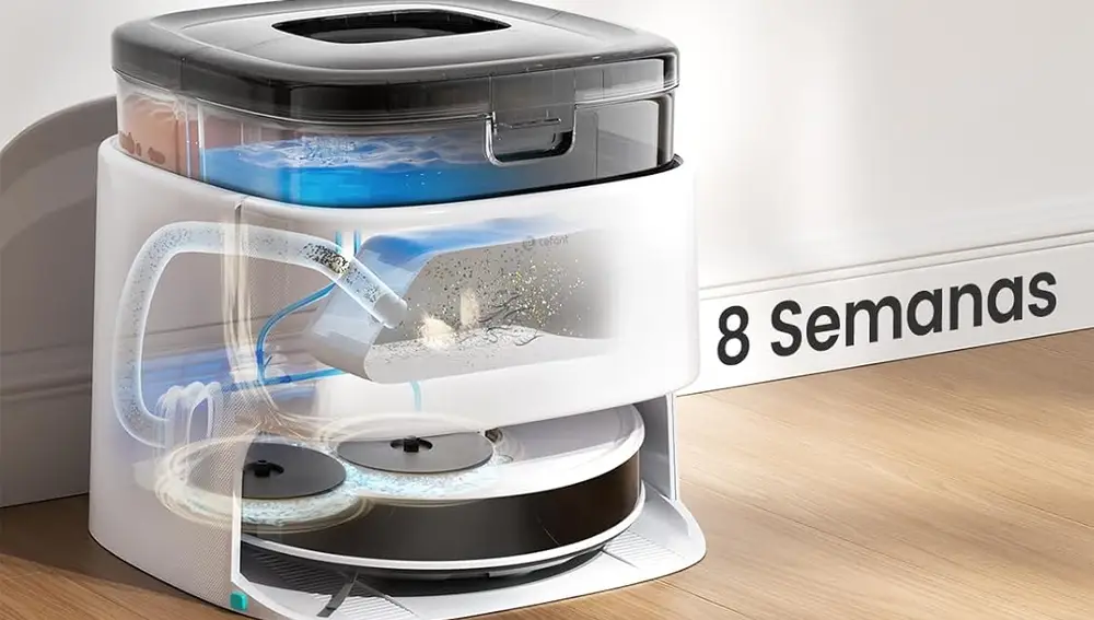 La base de vaciado del LEFANT M3 MAX es compacta