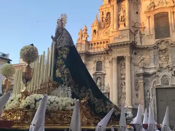 MURCIA.-S.Santa. - La sobriedad del Rescate y la Salud sale a las calles de Murcia este Martes Santo MURCIA.-S.Santa. - La sobriedad del Rescate y la Salud sale a las calles de Murcia este Martes Santo