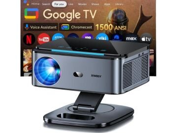 Un proyector que se ajusta solo a la pared aunque lo coloques mal