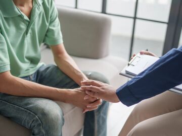 Imagen de archivo de una sesi&oacute;n con el psiquiatra