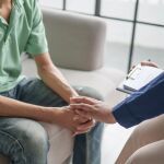 Imagen de archivo de una sesi&oacute;n con el psiquiatra