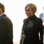 Brigitte Macron en el Vaticano.