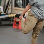 Imagen de archivo de una persona en el gimnasio